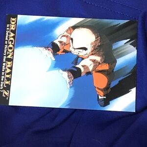 Dragon Ball Z Trading Card - Blue and Orange